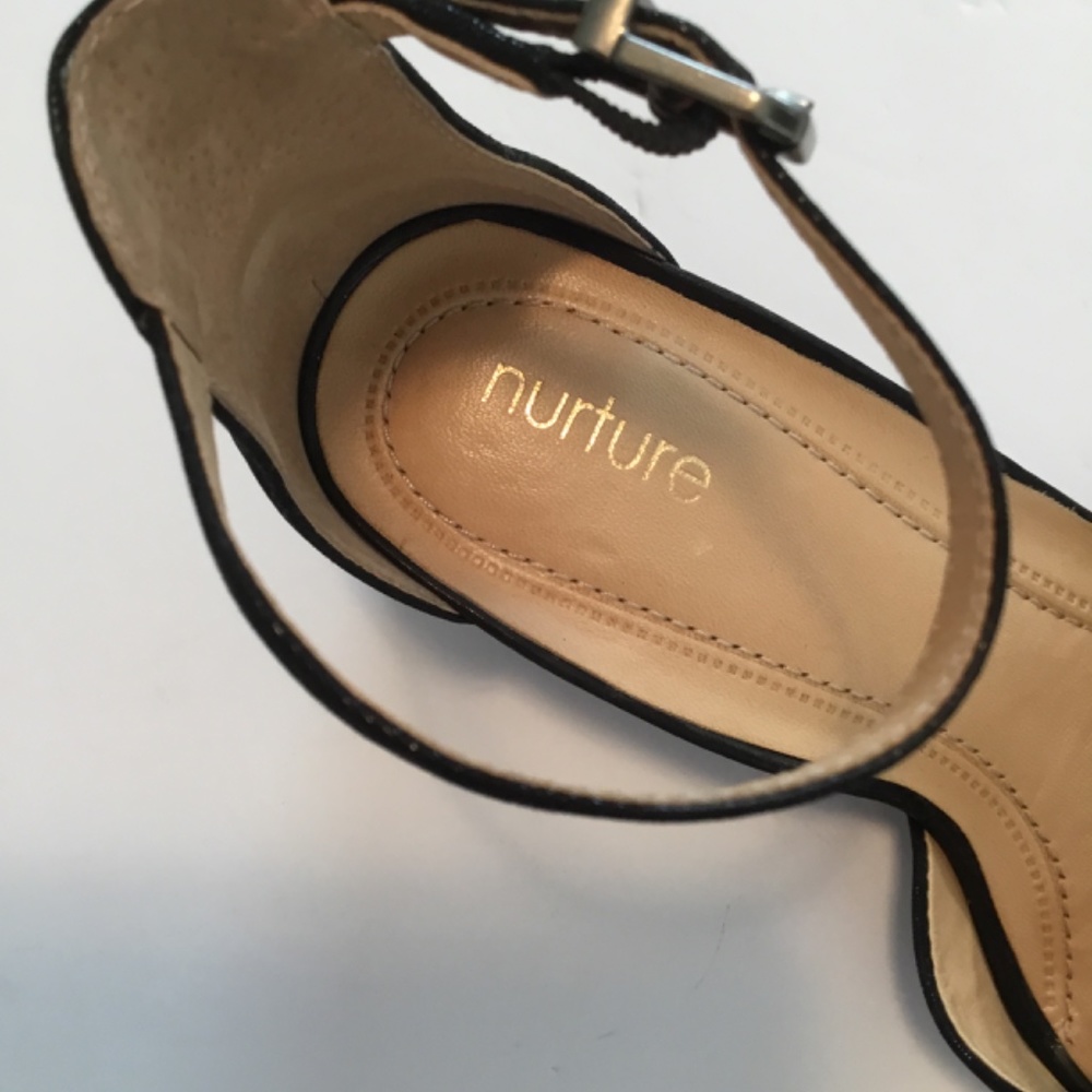 Nurture Leather/ Suede Shoes Balck Size 7.5 - Picture 5 of 6